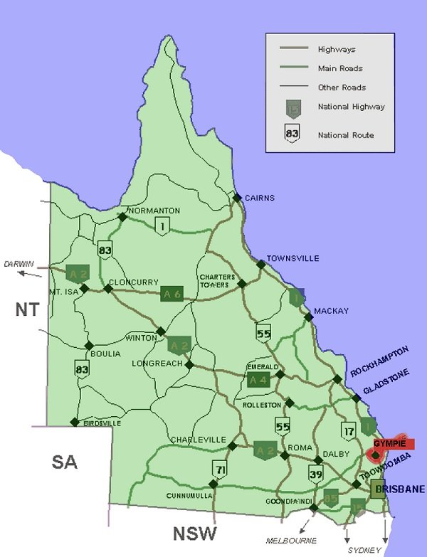 Gympie Map 
